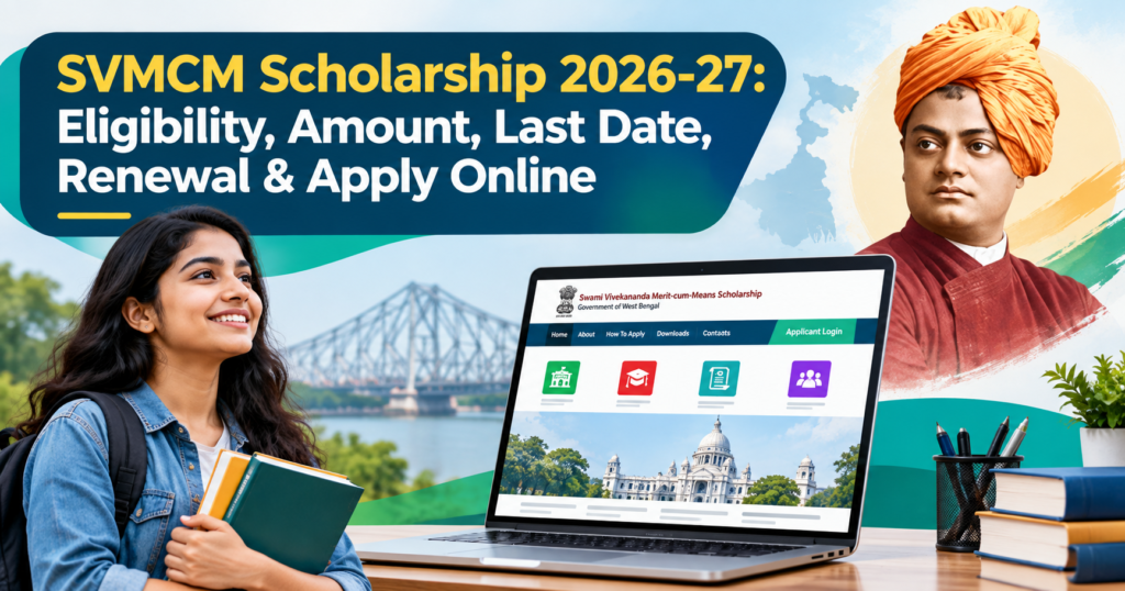 SVMCM Scholarship 2026-27: Eligibility, Amount, Last Date, Renewal & Apply Online